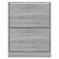 Preview: Schuhschrank Grau Sonoma 63x24x81 cm Holzwerkstoff