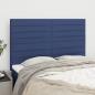 Preview: ARDEBO.de - Kopfteile 4 Stk. Blau 72x5x78/88 cm Stoff