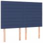 Preview: Kopfteile 4 Stk. Blau 72x5x78/88 cm Stoff