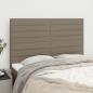 Preview: ARDEBO.de - Kopfteile 4 Stk. Taupe 72x5x78/88 cm Stoff