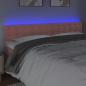 Preview: LED Kopfteil Rosa 200x5x78/88 cm Samt