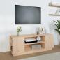 Preview: ARDEBO.de - TV-Schrank 110x35x40,5 cm Massivholz Kiefer