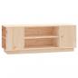 Preview: TV-Schrank 110x35x40,5 cm Massivholz Kiefer