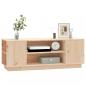 Preview: TV-Schrank 110x35x40,5 cm Massivholz Kiefer