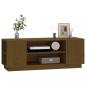 Preview: TV-Schrank Honigbraun 110x35x40,5 cm Massivholz Kiefer