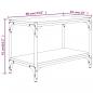 Preview: TV-Schrank Schwarz 60x33x41 cm Holzwerkstoff und Stahl