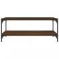 Preview: Couchtisch Braun Eichen-Optik 100x50x40 cm Holzwerkstoff