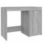 Preview: Schreibtisch Grau Sonoma 100x50x76 cm Holzwerkstoff