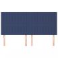 Preview: Kopfteile 4 Stk. Blau 90x5x78/88 cm Stoff