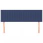 Preview: Kopfteile 2 Stk. Blau 72x5x78/88 cm Stoff