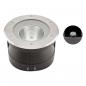 Preview: ARDEBO.de EVN P-LED Bodeneinbauleuchte rund, 24W, 1465lm, 3000K, edelstahl (PC67102402)