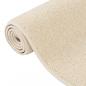 Preview: Teppich Kurzflor 80x150 cm Creme