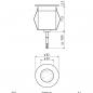 Preview: EVN LED Bodeneinbauleuchte - rund - EDS IP65 - 220-240V, 2W, 82lm, 3000K, edelstahl (652120)