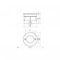 Preview: EVN LED Bodeneinbauleuchte - rund - EDS / Alu IP67 - 100-240V, 2,5W, 90lm, 3000K, edelstahl (6722502)