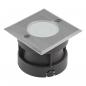 Preview: ARDEBO.de EVN LED Bodeneinbauleuchte - quadratisch - EDS / Alu IP67 - 100-240V, 2,5W, 90lm, 3000K, edelstahl (6742502)