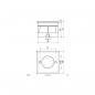 Preview: EVN LED Bodeneinbauleuchte - quadratisch - EDS / Alu IP67 - 100-240V, 2,5W, 90lm, 3000K, edelstahl (6742502)