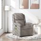 Preview: ARDEBO.de - Massagesessel Taupe Stoff