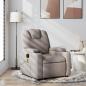 Preview: ARDEBO.de - Massagesessel Taupe Stoff