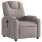 Preview: Massagesessel Taupe Stoff