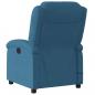 Preview: Massagesessel Blau Samt