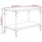 Preview: TV-Schrank Grau Sonoma 60x33x41 cm Holzwerkstoff und Stahl