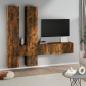 Preview: ARDEBO.de - TV-Wandschrank Räuchereiche Holzwerkstoff