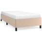 Preview: Bettgestell Cappuccino-Braun 90x190 cm Kunstleder