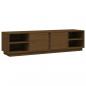 Preview: TV-Schrank Honigbraun 156x40x40 cm Massivholz Kiefer