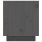 Preview: TV-Schrank Grau 110x35x40,5 cm Massivholz Kiefer