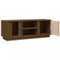 Preview: TV-Schrank Honigbraun 110x35x40,5 cm Massivholz Kiefer