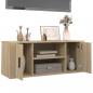 Preview: TV-Schrank Sonoma-Eiche 100x35x40 cm Holzwerkstoff