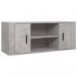 Preview: TV-Schrank Betongrau 100x35x40 cm Holzwerkstoff