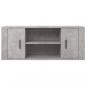 Preview: TV-Schrank Betongrau 100x35x40 cm Holzwerkstoff