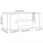 Preview: TV-Schrank Betongrau 100x35x40 cm Holzwerkstoff