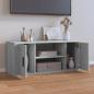 Preview: TV-Schrank Grau Sonoma 100x35x40 cm Holzwerkstoff