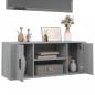 Preview: TV-Schrank Grau Sonoma 100x35x40 cm Holzwerkstoff