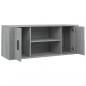 Preview: TV-Schrank Grau Sonoma 100x35x40 cm Holzwerkstoff