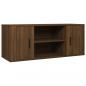 Preview: TV-Schrank Braun Eichen-Optik 100x35x40 cm Holzwerkstoff