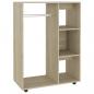 Preview: Kleiderschrank Sonoma-Eiche 80x40x110 cm Holzwerkstoff