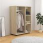 Preview: Kleiderschrank Sonoma-Eiche 80x40x110 cm Holzwerkstoff