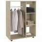 Preview: Kleiderschrank Sonoma-Eiche 80x40x110 cm Holzwerkstoff