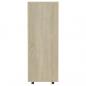 Preview: Kleiderschrank Sonoma-Eiche 80x40x110 cm Holzwerkstoff