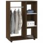 Preview: Kleiderschrank Braun Eichen-Optik 80x40x110 cm Holzwerkstoff