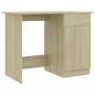 Preview: Schreibtisch Sonoma-Eiche 100x50x76 cm Holzwerkstoff