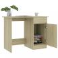 Preview: Schreibtisch Sonoma-Eiche 100x50x76 cm Holzwerkstoff