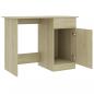 Preview: Schreibtisch Sonoma-Eiche 100x50x76 cm Holzwerkstoff