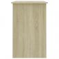 Preview: Schreibtisch Sonoma-Eiche 100x50x76 cm Holzwerkstoff