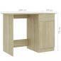 Preview: Schreibtisch Sonoma-Eiche 100x50x76 cm Holzwerkstoff