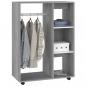 Preview: Kleiderschrank Grau Sonoma 80x40x110 cm Holzwerkstoff