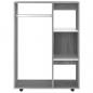 Preview: Kleiderschrank Grau Sonoma 80x40x110 cm Holzwerkstoff